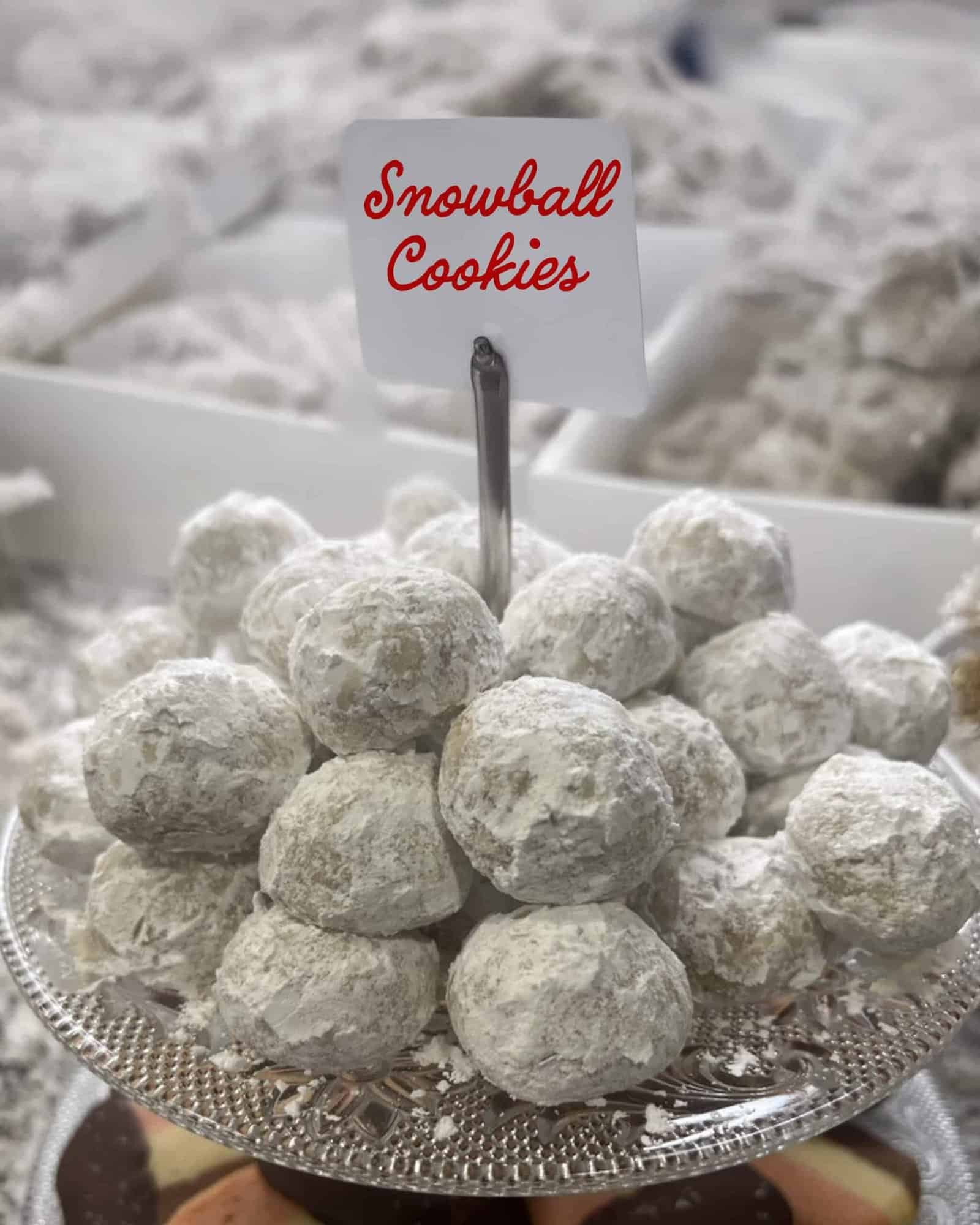 Pecan Snowball Cookies