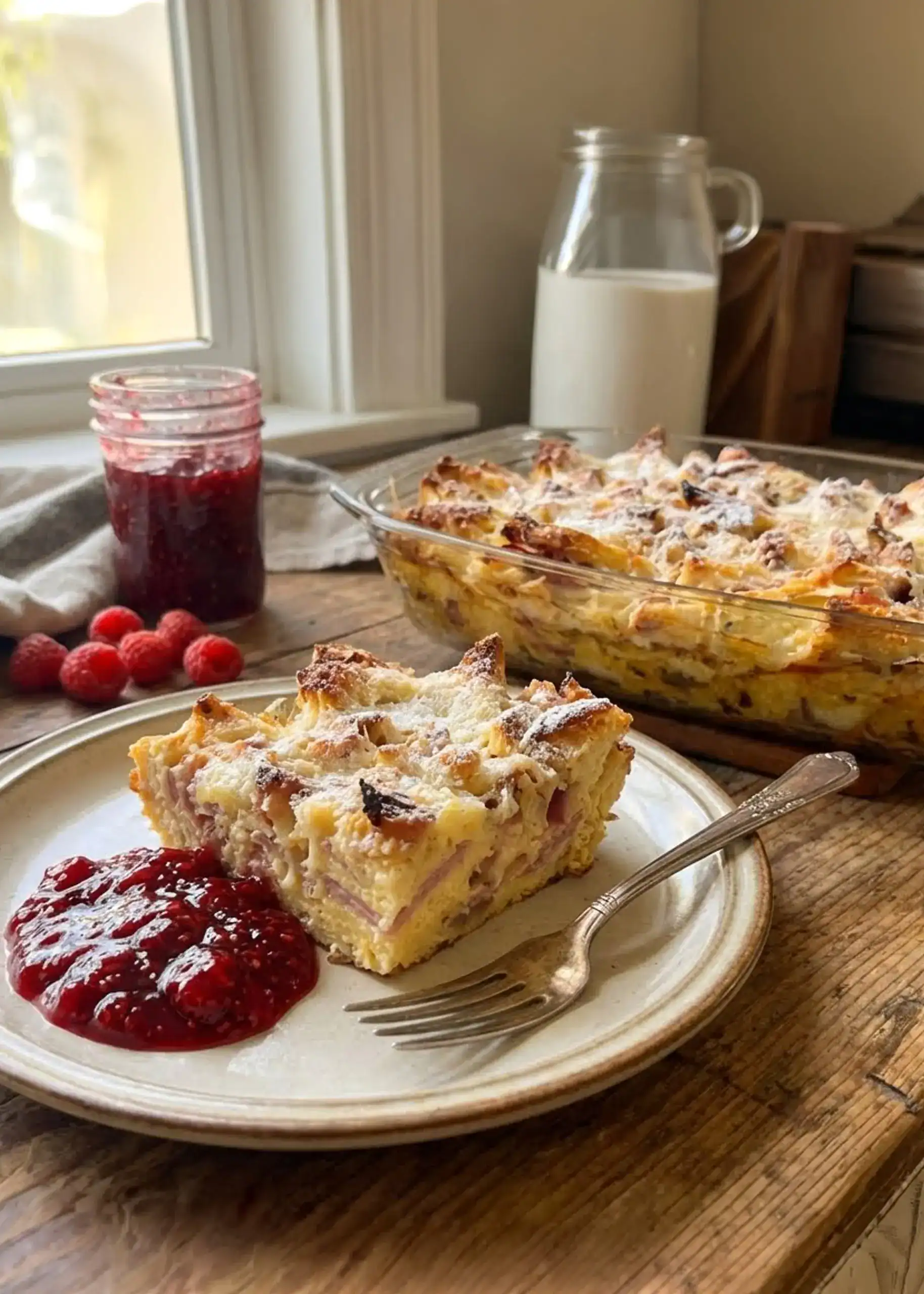 Monte Cristo Breakfast Casserole