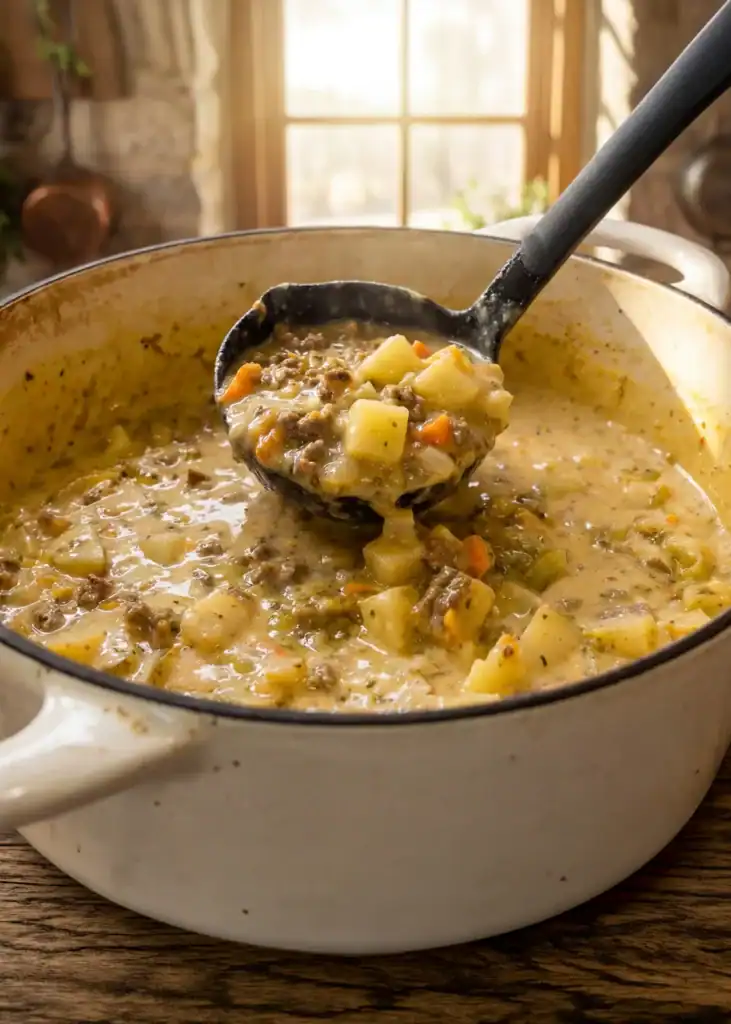 Cheeseburger Soup