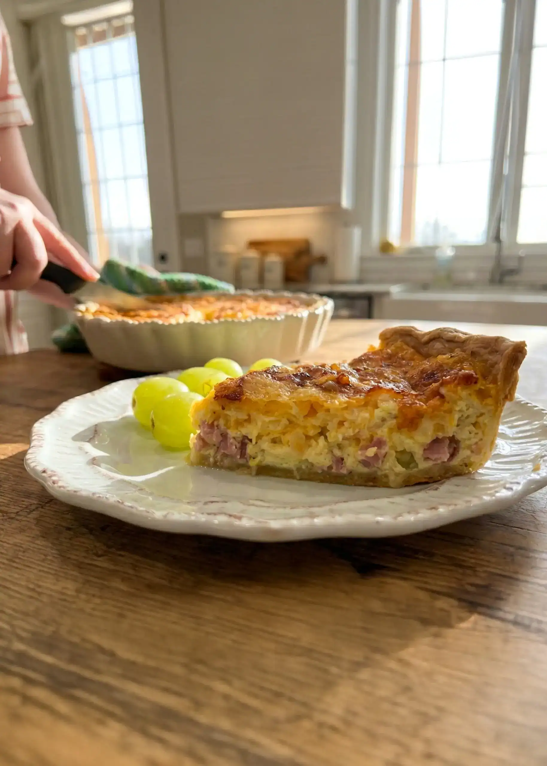 Ham and Cheese Quiche
