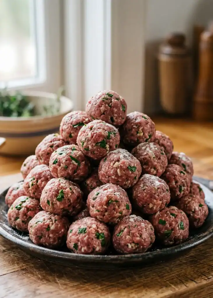 Homemade Meatballs in Minutes