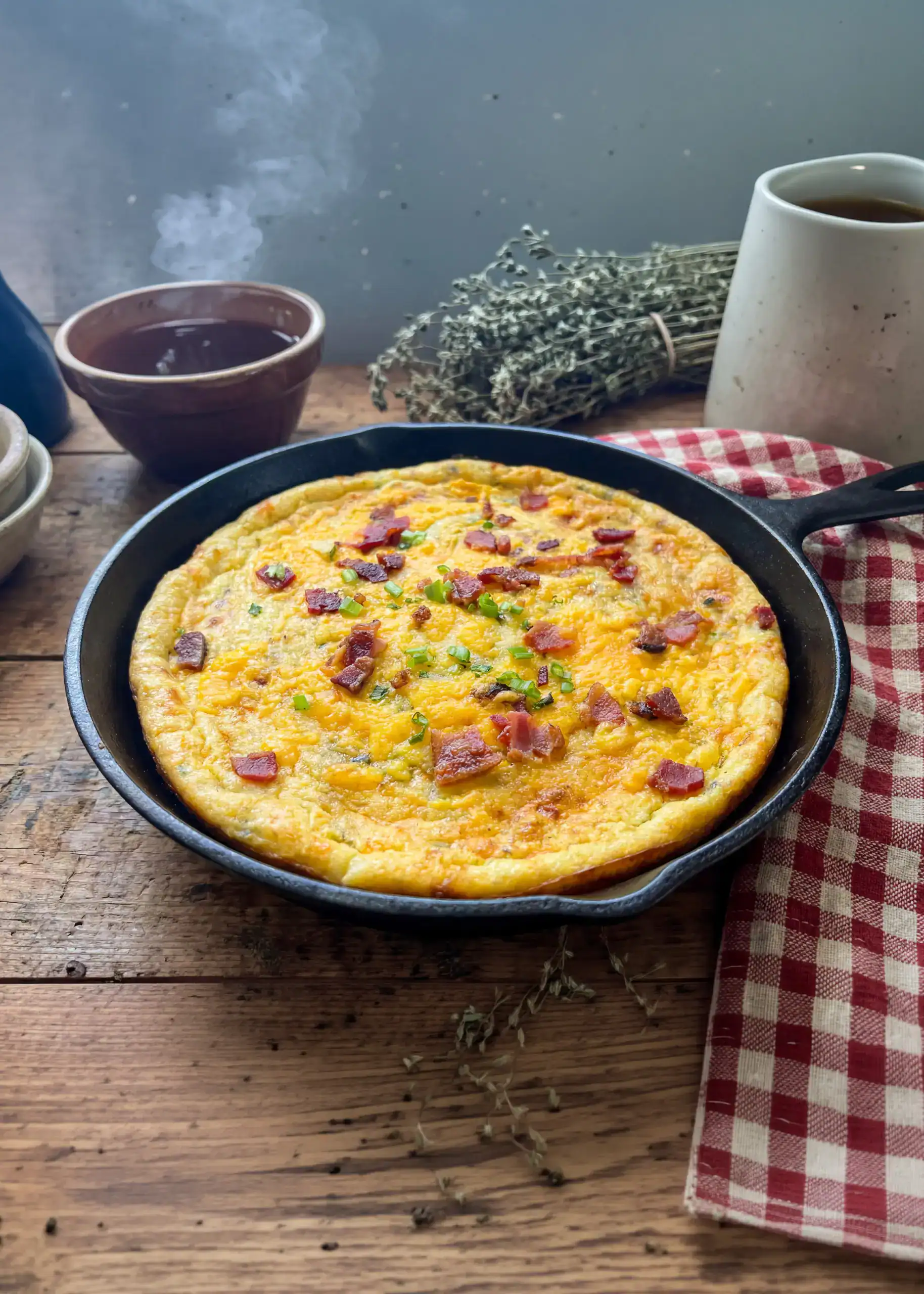 Loaded Cornbread Casserole — Bacon, Cheese, Green Chilies & More