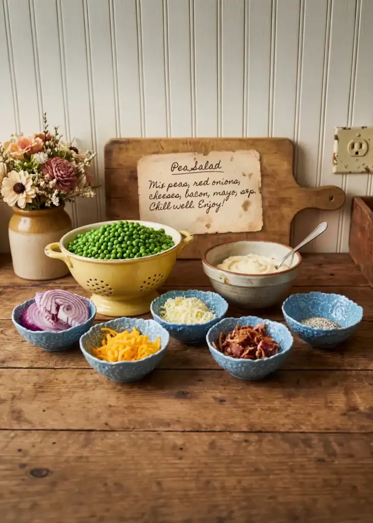 Old Fashioned Pea Salad