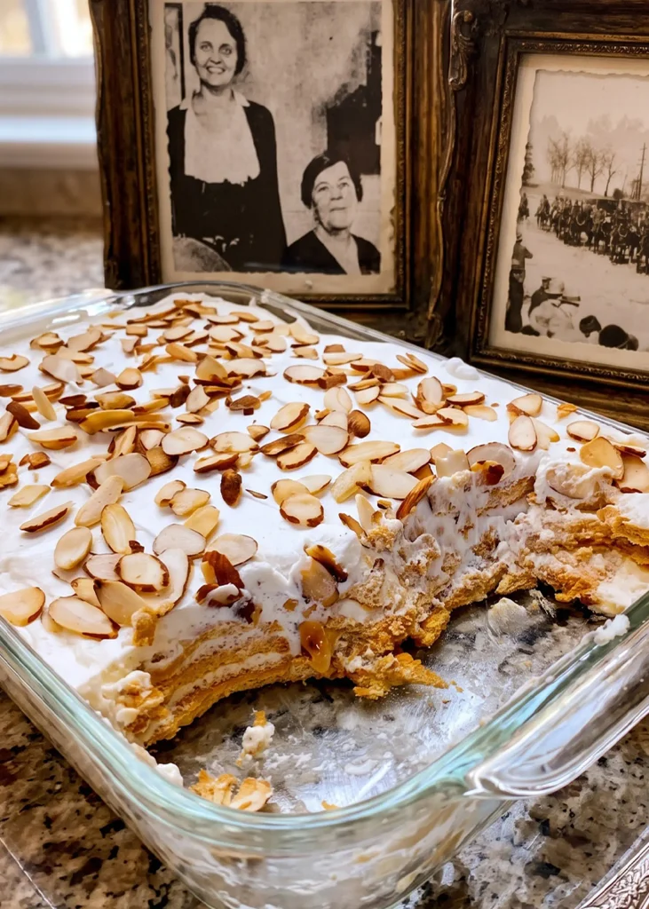 Almond Icebox Cake (The Lost Nashville Tea Room Dessert)