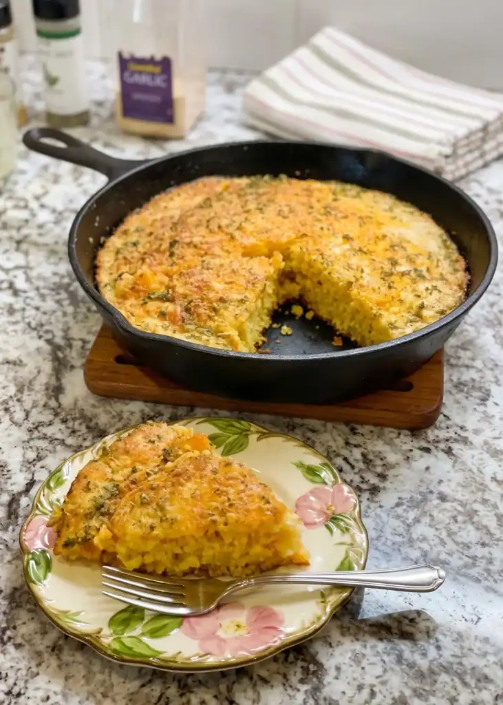 Cheddar Bay Skillet Bread (Easy Garlic Cheese Bread for Soup Season)