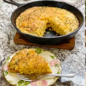 Cheddar Bay Skillet Bread (Easy Garlic Cheese Bread for Soup Season)
