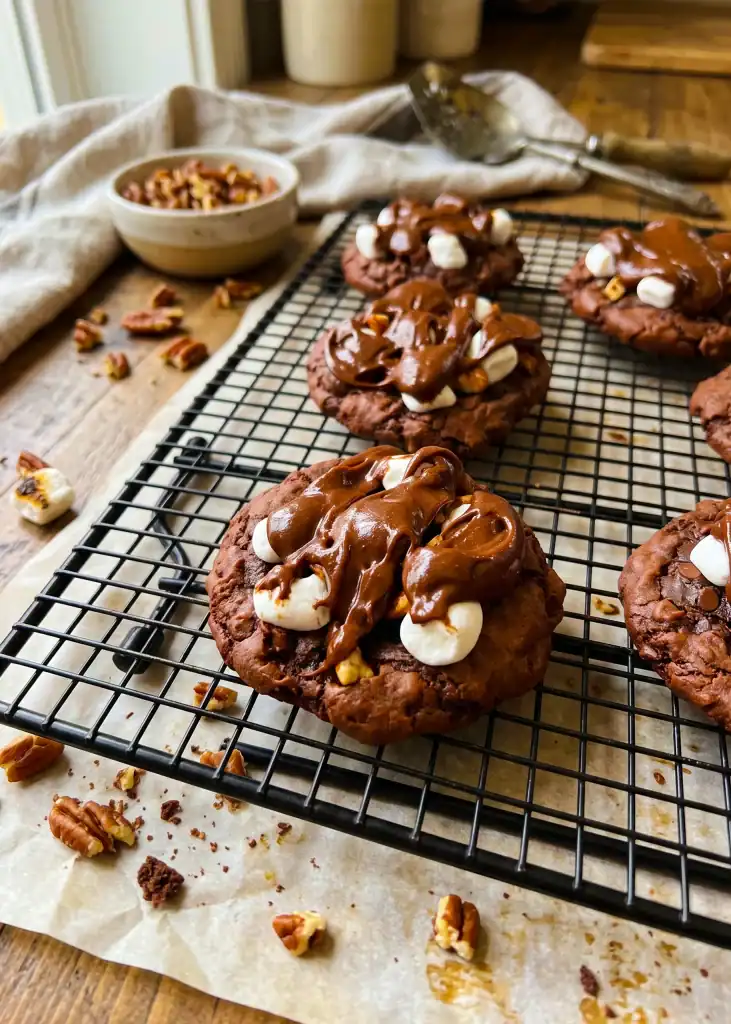Mississippi Mud Cookies (Brownie Mix Shortcut)
