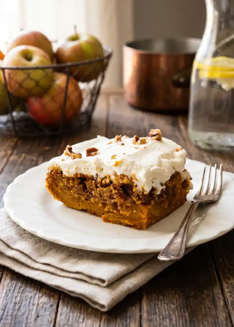 Pumpkin Crunch Cake (with Spice Cake Mix)