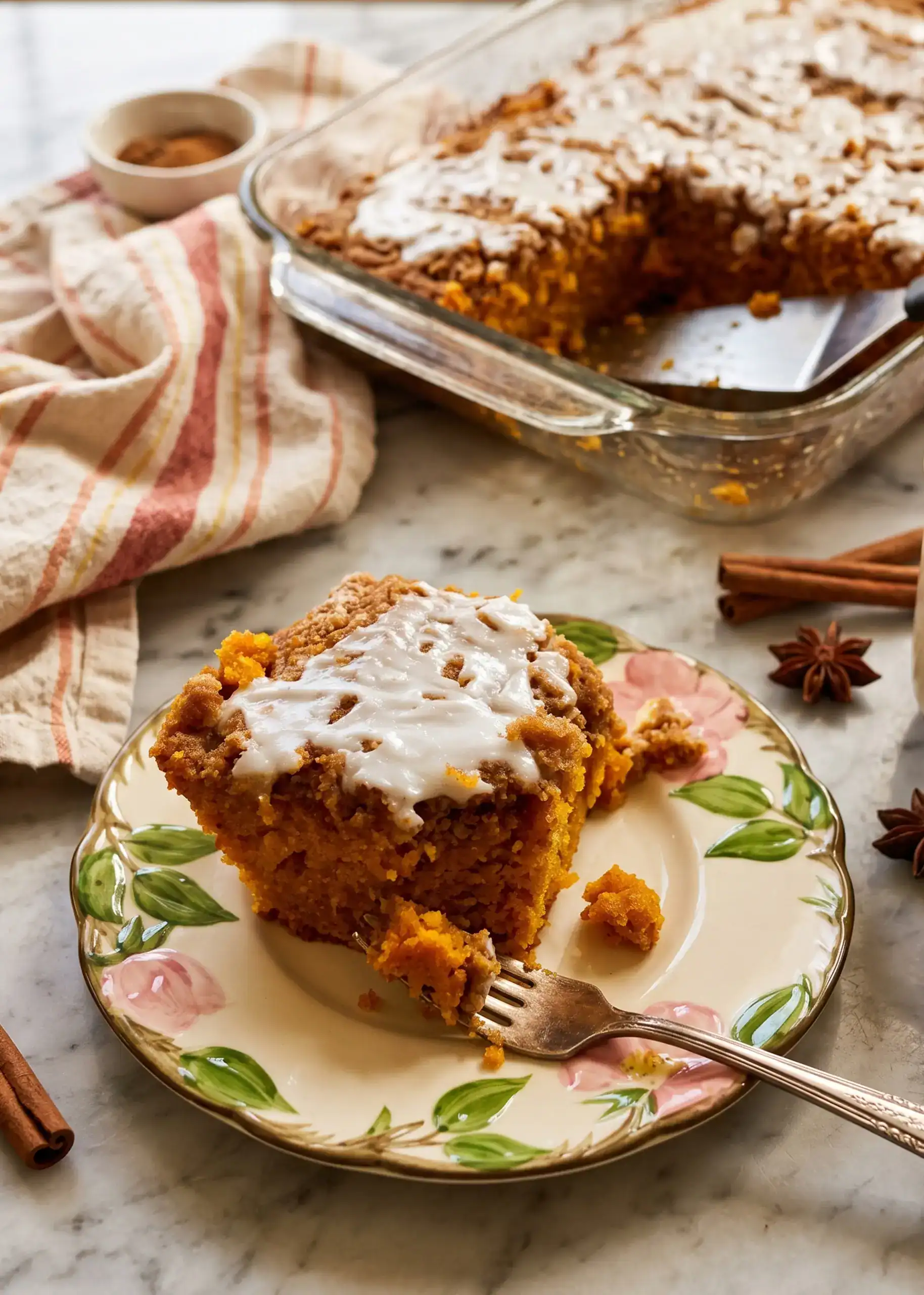 Pumpkin Spice Crumb Cake (No Mixer Needed)